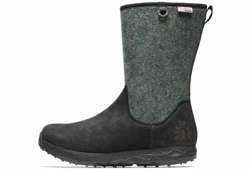 Icebug Grove BUGrip® Woolpower Winterschuhe Damen Schwarz Grau | REUN28150