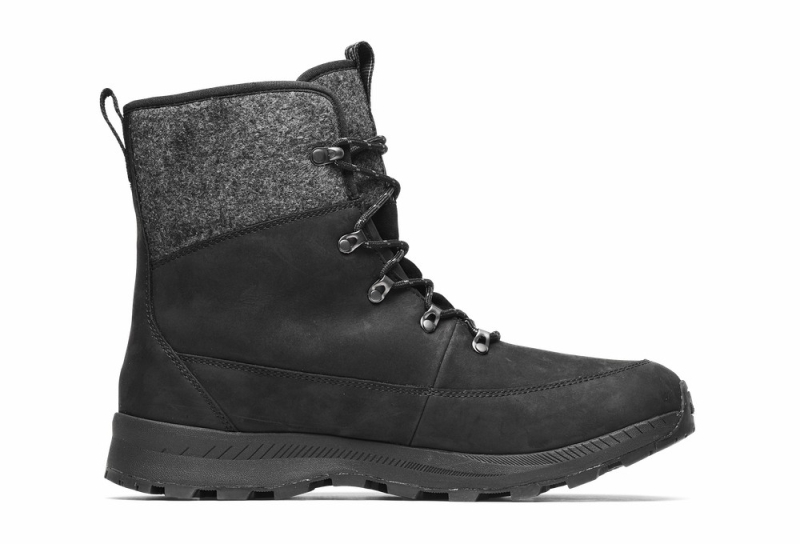 Icebug Adak Michelin Wic Woolpower Winterschuhe Herren Schwarz Grau | HOZP39610