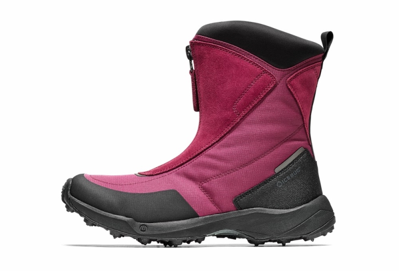 Icebug Ivalo3 BUGrip® Winterschuhe Damen Rot Schwarz | NPXQ48752