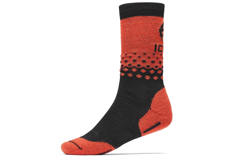 Icebug Warm Wool Socken Unisex Schwarz Orange | MGVT50872